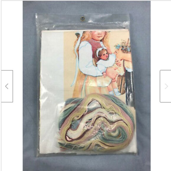 Vtg Jan Hagara Needle Treasures Crewel Embroidery Kit Spring and Lance 00543 - Picture 3 of 3